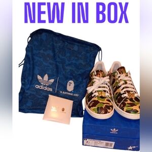 NEW Bape x adidas exclusive collab (completely sold out size on website)